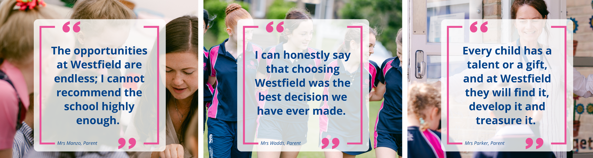 Parent Testimonials_Open Day 2026 Parent Testimonials_Open Day 2026